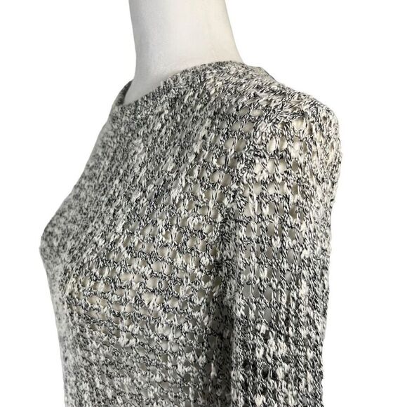 Theory Small Gray Cable Knit Pullover Sweater Women’s - Picture 5 of 10